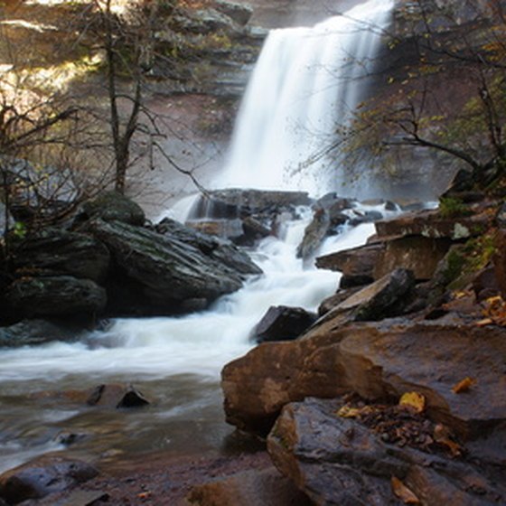 Kaaterskill Falls in the Catskill Mountains.