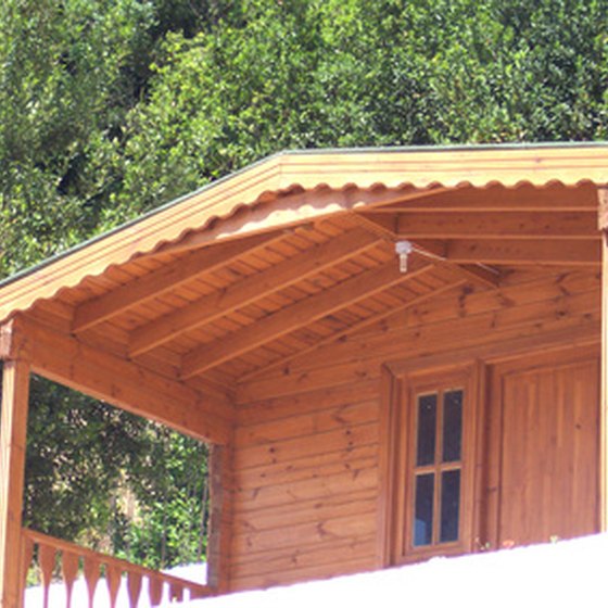Cabin accommodations are popular with outdoor enthusiasts.