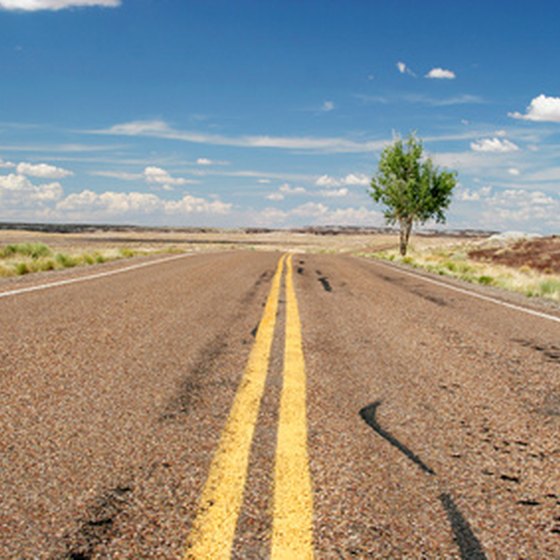 Open road in Arizona