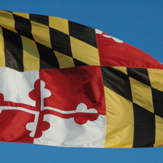 The Maryland state flag is a symbol of this resource-abundant state.