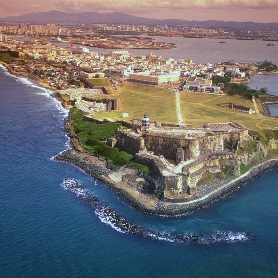 San Juan's El Morro Fort is easily reached by metro bus and free trolley.