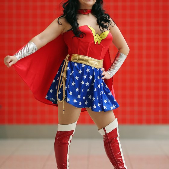 Attendees at ComicCon often dress up as their favorite comic book characters.