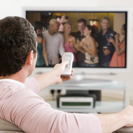 Businesses use TV advertising campaigns to reach large audiences.