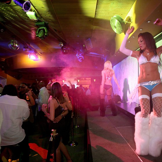 Dancing at Club OPM in Las Vegas, NV.