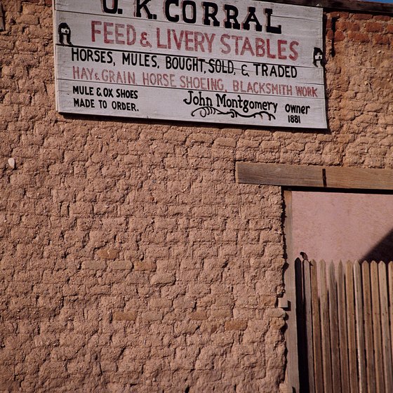 The O.K. Corral is one of Tombstone's most visited attractions.