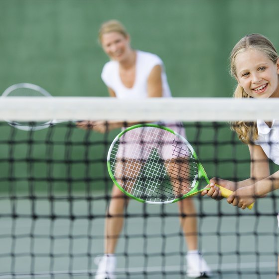 Tennis is one of many outdoor recreational activities at Pioneer Park.