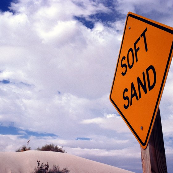 White Sands is the largest gypsum desert in the world.