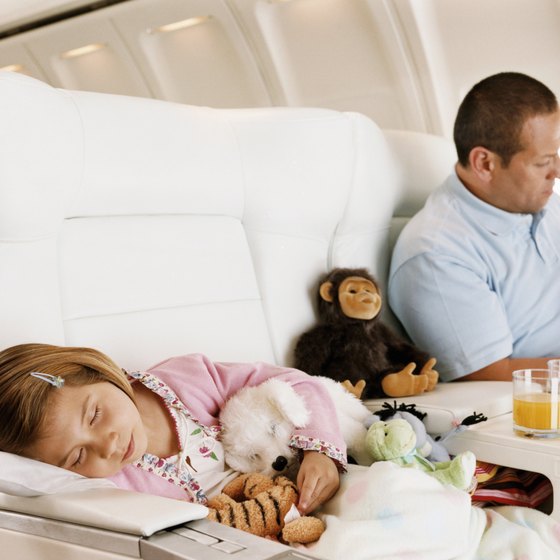 Red-eye flights give your toddler time to sleep.