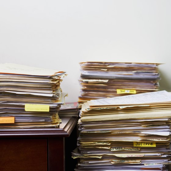 Using PDF files to store data can reduce paper clutter in the office.