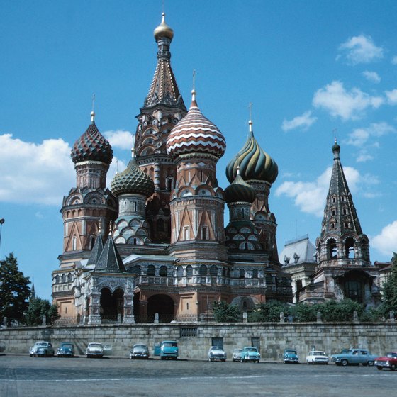 St. Basil's Cathedral in Moscow is one of Russia's most recognizable landmarks.