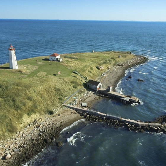 Connecticut's shoreline provides fishing, swimming and the occasional lighthouse.