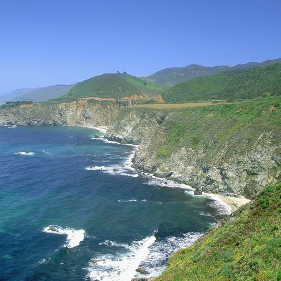 Big Sur view from Highway 1, California's Central Coast.