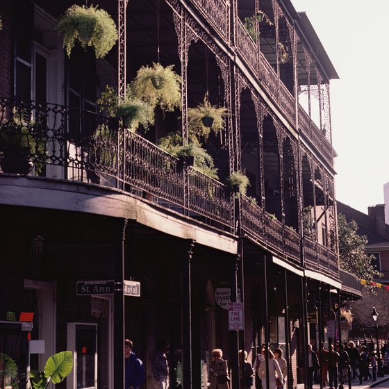 The French Quarter is New Orleans' most visited neighborhood.