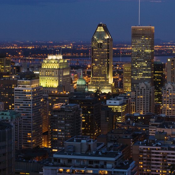 See the lights of Montreal at night during your visit.