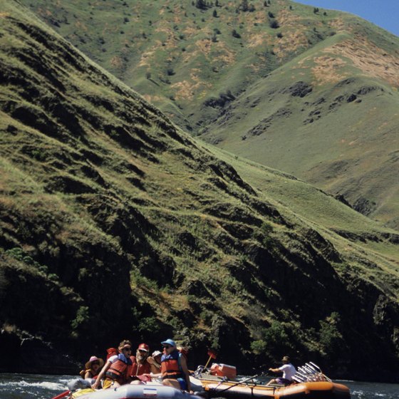 Rafters ward off the summer heat on a float trip down Hells Canyon.