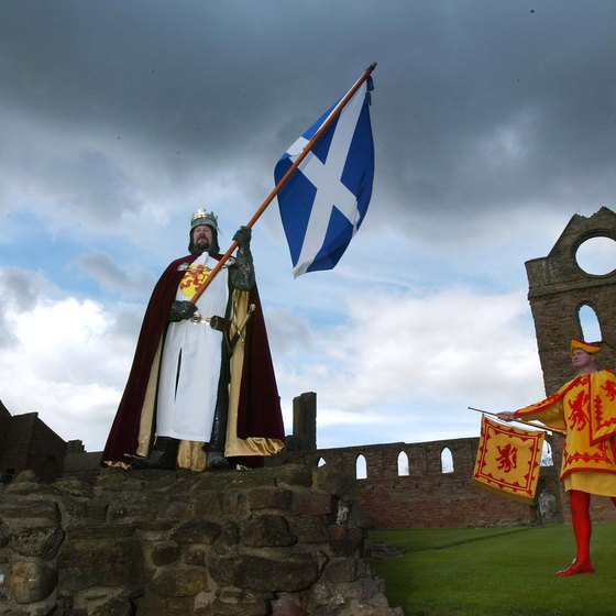 See a historical reenactment at Arbroath Abbey during your trip.