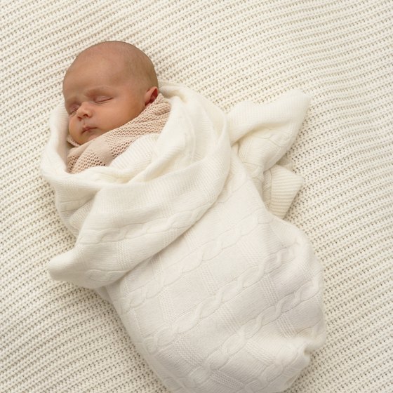 The softness of this baby blanklet can almost be felt through the photo.