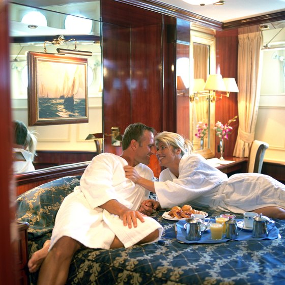 Cruise cabins range from economic to luxurious.