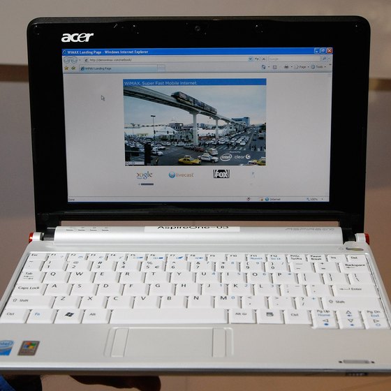 Netbook computers are compatible with a variety of applications including PowerPoint Viewer.