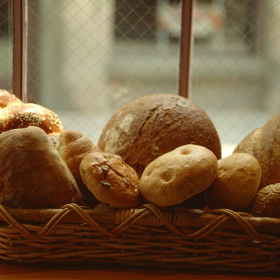 Display your baked goods in the windows of your bakery.