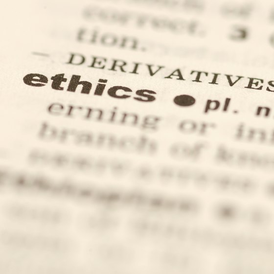 Business ethics codes are voluntary undertakings by corporations to respect certain principles.