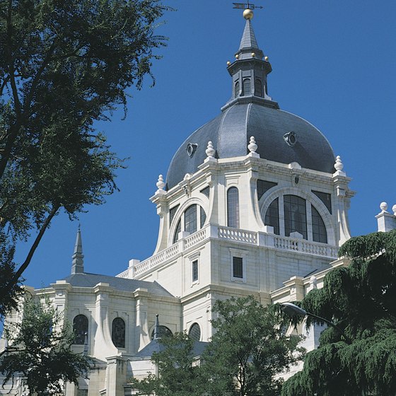 Cathedral domes are intended to mimic the vault of heaven.
