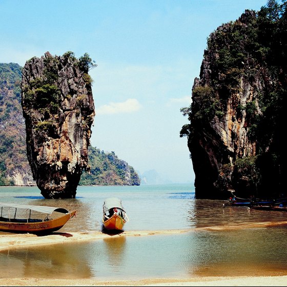 Good weather helps provide beautiful views of Thailand's Andaman waters.