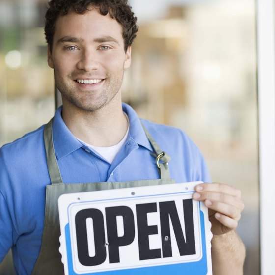Be your own boss by opening a small business.