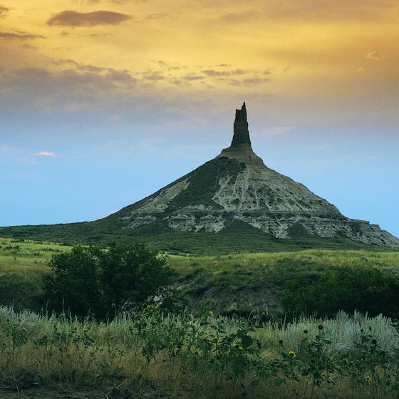 The famous Chimney Rock.