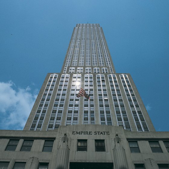 The Empire State Building is just one block from Hotel Pennsylvania.
