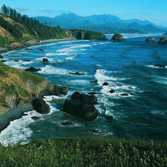 Ecola State Park, south of Gearhart, offers stunning views of the Oregon coast.