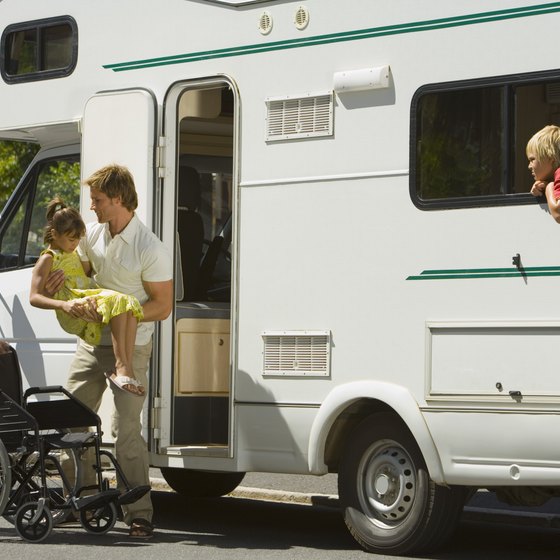 Camp in your trailer or at a wheelchair-friendly tent site, yurt or shelter.