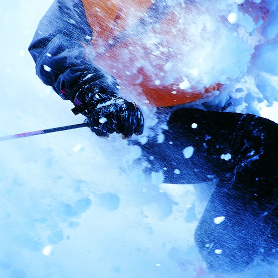 Skiing is a favorite winter activity on Mt.Lemmon.