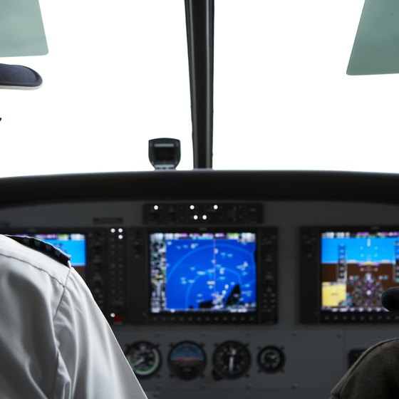 Airline pilots used to allow children to visit the cockpit before a flight.