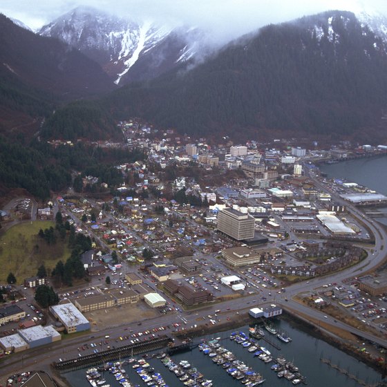 You and your car can arrive in Juneau by ferry.