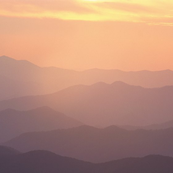 From Clingman's Dome you can see 100 miles on a clear day.