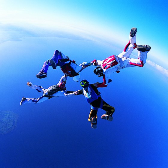 Jumping over the Carolina coast affords excellent views from free fall.