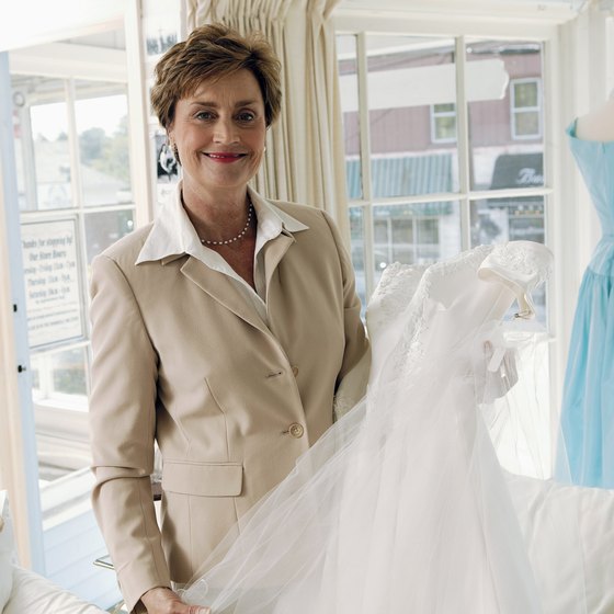 A trade show exposes your bridal shop to new customers.