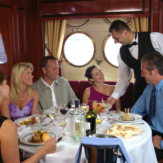 Fine dining is often a part of the cruise experience.