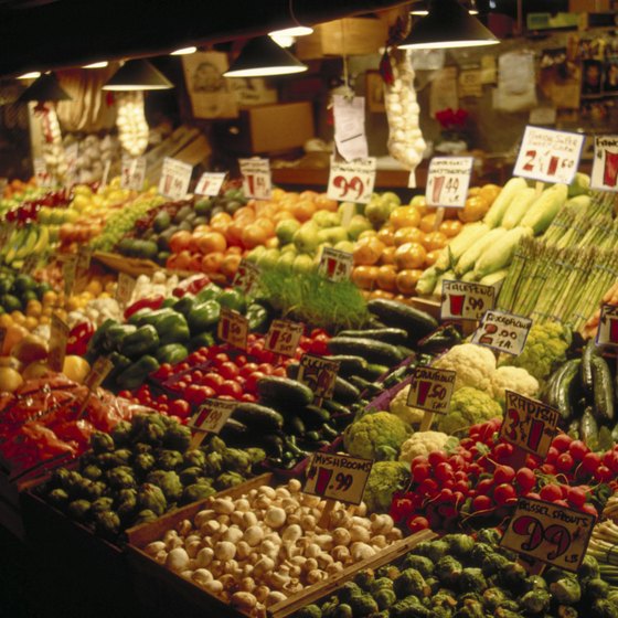 Local produce is a draw for customers.