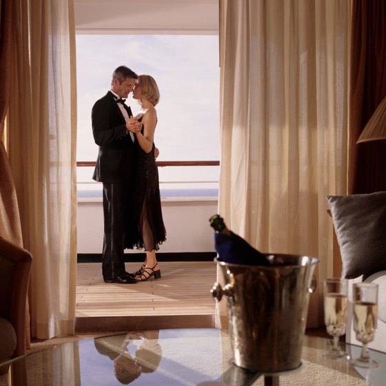 A cruise ship balcony room usually offers space and privacy.