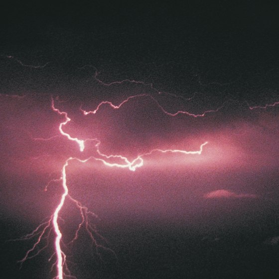 Thunderstorms are typical during the monsoon season in the Southwest U.S.