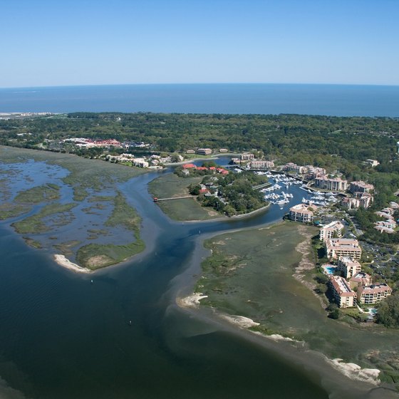 Hilton Head Island, South Carolina, has several boutique inns and oceanfront resorts.