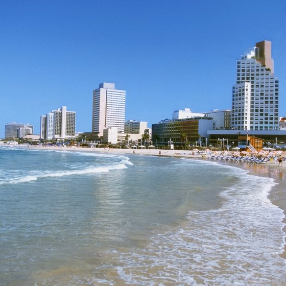 Tel Aviv offers sunny beaches and an active nightlife.