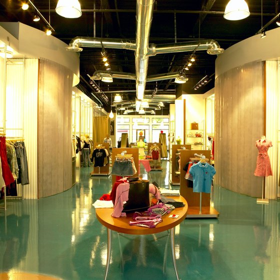 Lighting significantly affects the look and feel of a retail store.