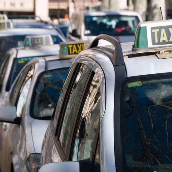 Taxis are an efficient way of moving around Udine.