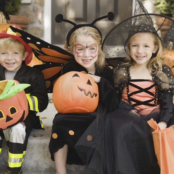 Kids go trick-or-treating through a historic village at this fall fest.