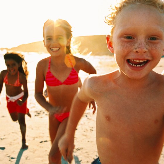 Bathing suits are a must when traveling with kids in the summer.