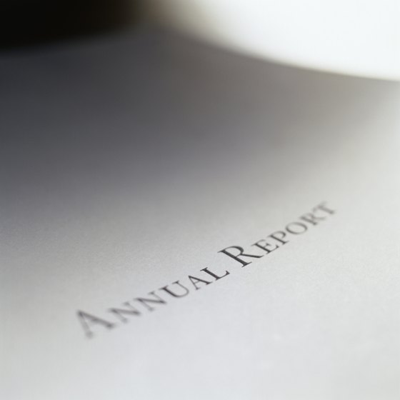 Annual reports provide detailed financial information about public companies.