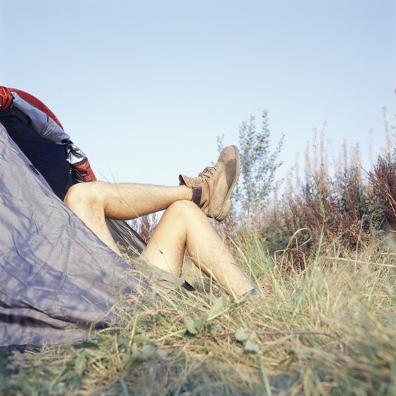 Tent camping is allowed at shelters or at most spots along the trail.